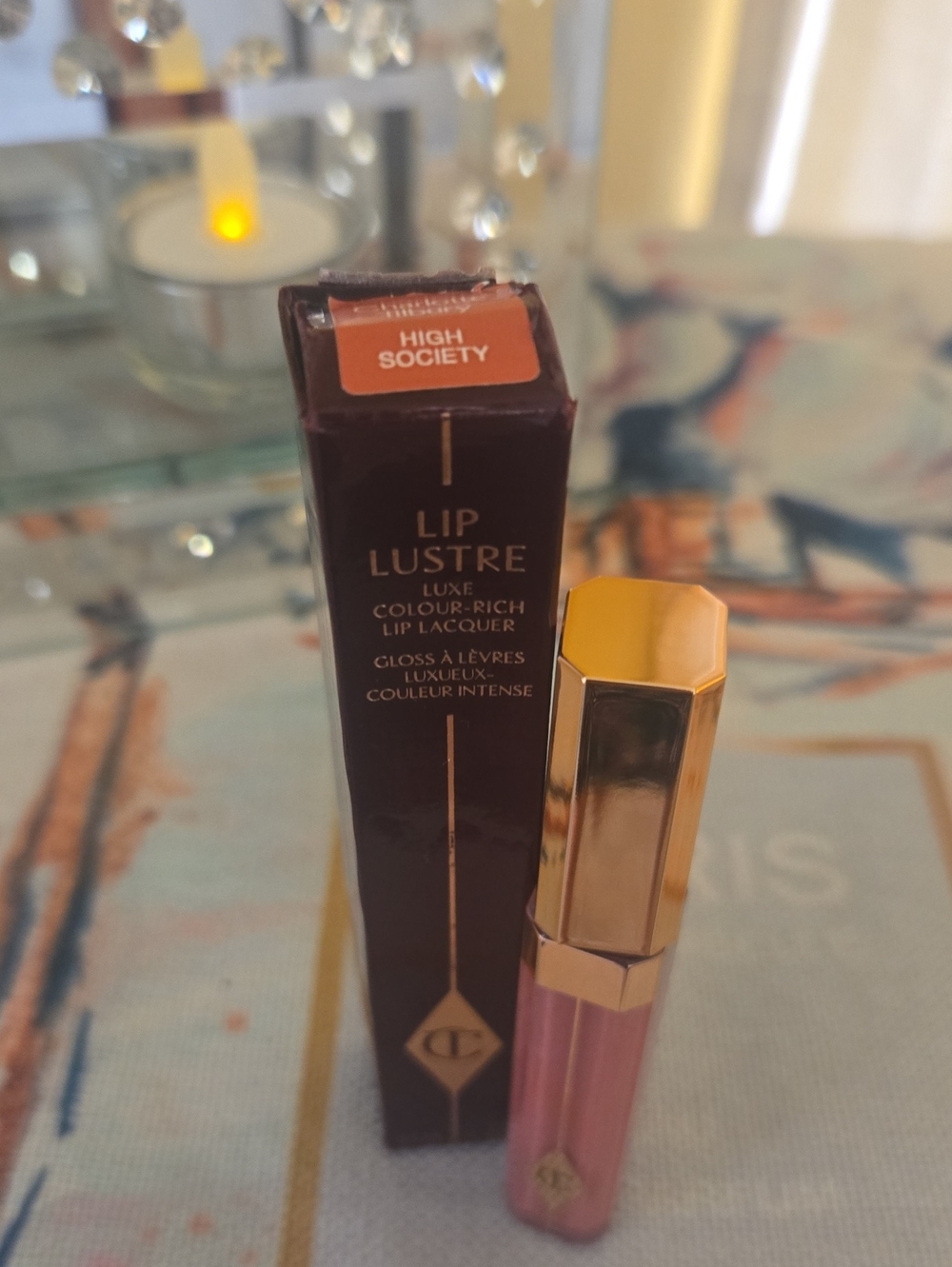 💋💄Charlotte Tilbury Lip Lustre Gloss in High Society Pink - Picture 1 of 2